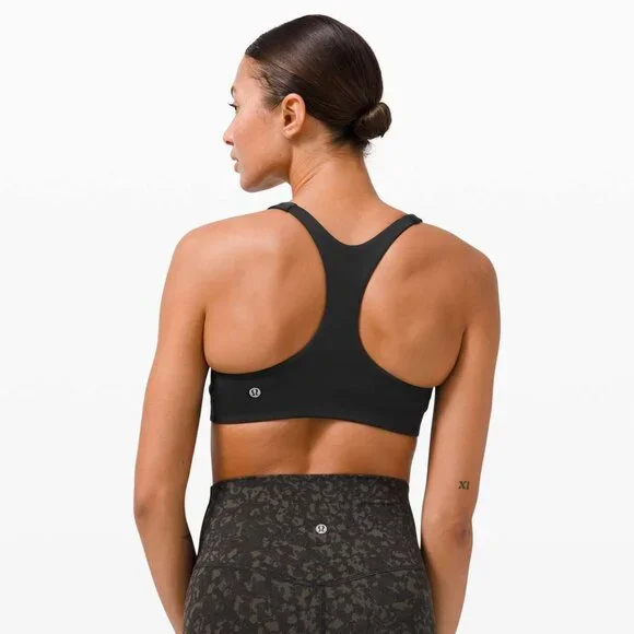 NWT Lululemon In Alignment Racerback Bra - Black - Picture 2 of 5
